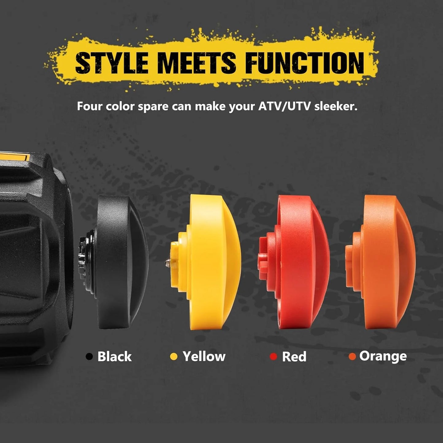 6000Lb Electric Winch, 12V Waterproof with Synthetic Rope, Hawse Fairlead Kit, Wireless Handheld Remote & Corded Control for Offroad UTV ATV Recovery