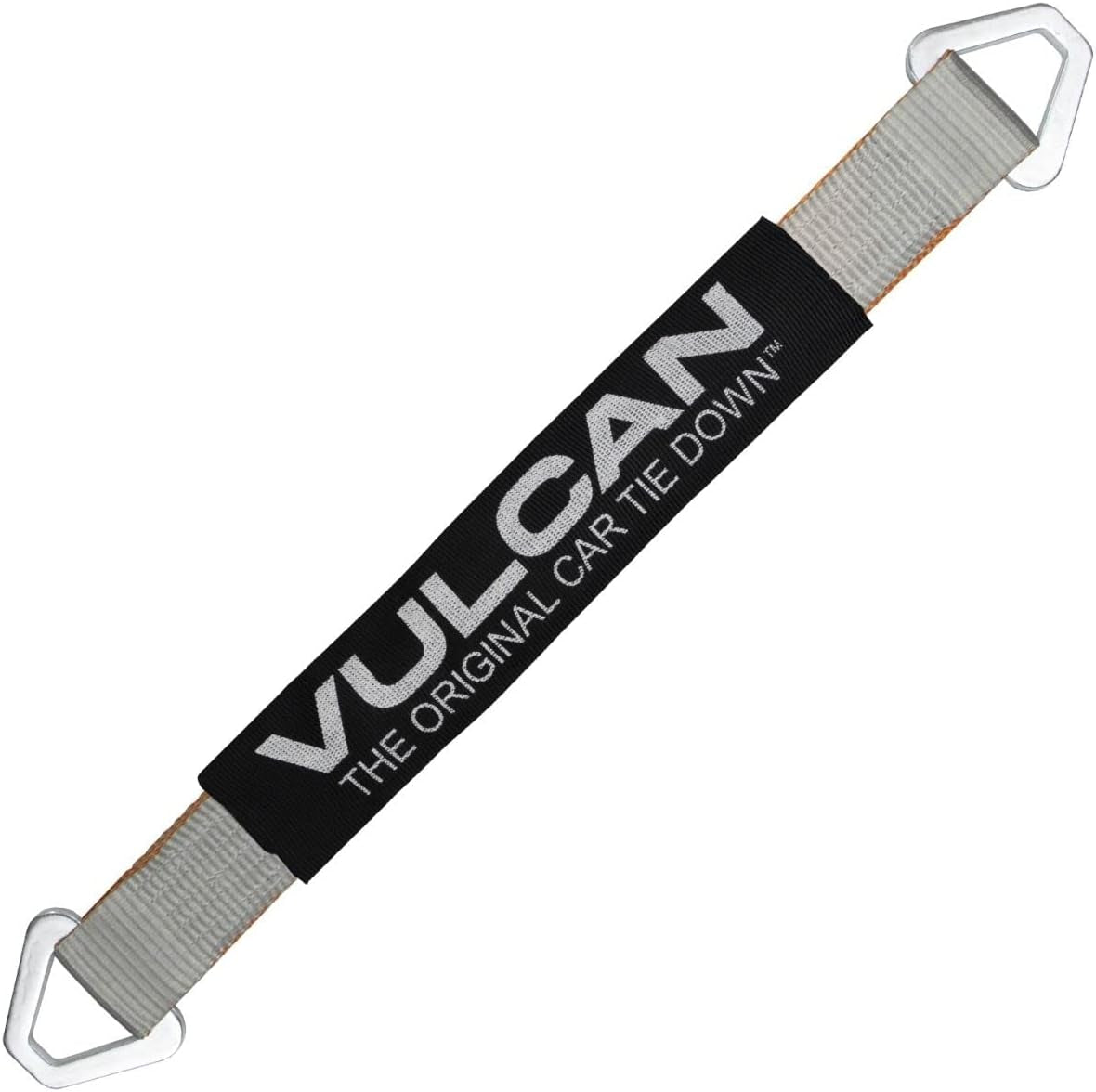 Car Tie down Axle Strap with Wear Pad - 2 Inch X 22 Inch - 4 Pack - Silver Series - 3,300 Pound Safe Working Load